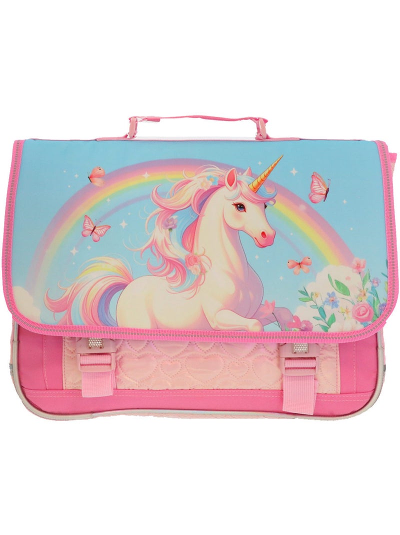 Cartable – Arc en ciel – 41 cm Multicolore - Kiabi