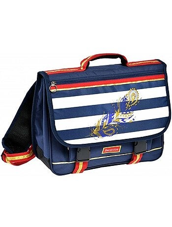 Cartable 'Berenice' 38 cm à rabat et poche zippée, 2 compartiments