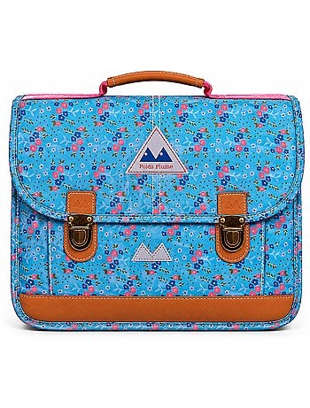 Cartable CP 35 cm POIDS PLUME Céladon fleuri ultra léger