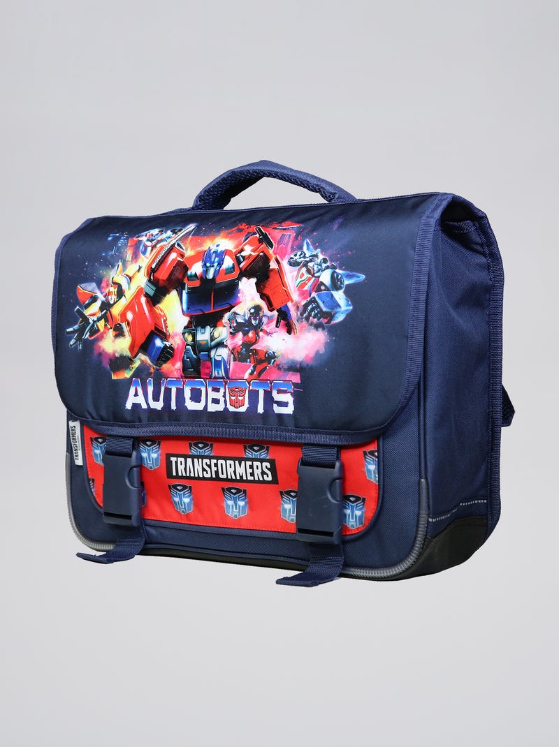 Cartable d'école 'Transformers' bleu/rose - Kiabi
