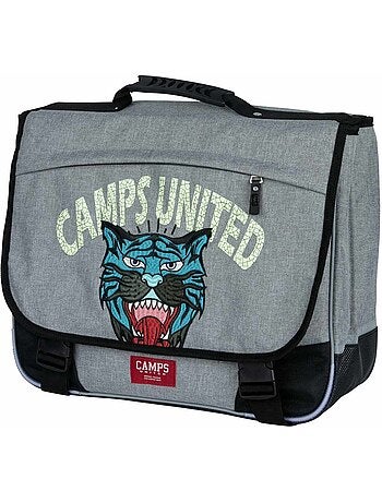 Cartable en textile motif tigre Camps United
