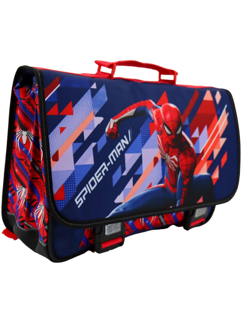 Cartable en tissu polyester haute qualité Spiderman Bleu - Kiabi