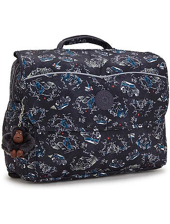 Cartable enfant Kipling Codie M Jungle Fun Race 38 CM - Qualité premium
