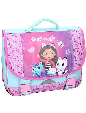 Cartable fille 'Gabby et la Maison Magique' – 2 compartiments 38 cm – Gabby et la Maison Magique (Z)