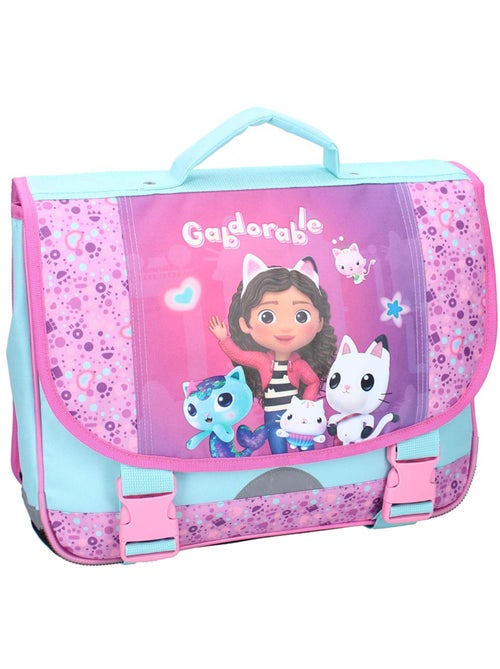 Cartable fille 'Gabby et la Maison Magique' – 2 compartiments 38 cm – Gabby et la Maison Magique (Z) - Kiabi