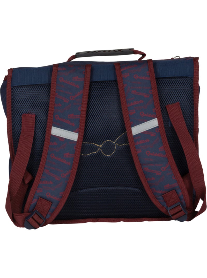 Cartable garçon 38 cm 2 compartiments HARRY POTTER Quidditch bleu bordeaux Bleu Bleu marine - Kiabi