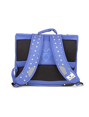 Cartable garçon 38 cm réversible 2 compartiments POL FOX Catch bleu motif catch
