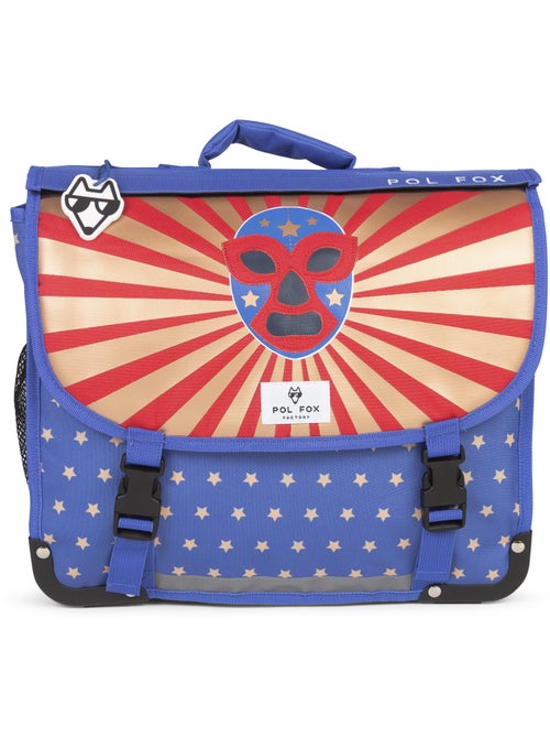 Cartable garçon 38 cm réversible 2 compartiments POL FOX Catch bleu motif catch - Kiabi Cartable garçon 38 cm réversible 2 compartiments POL FOX Catch bleu motif catch - Kiabi