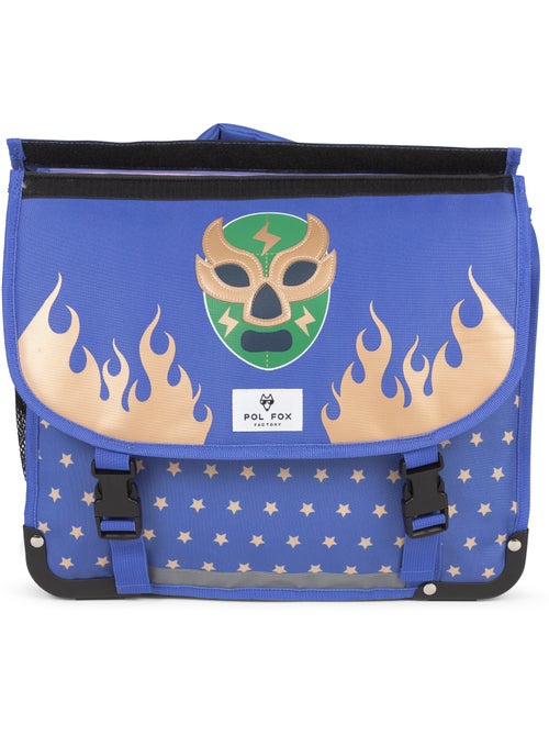 Cartable garçon 38 cm réversible 2 compartiments POL FOX Catch bleu motif catch - Kiabi Cartable garçon 38 cm réversible 2 compartiments POL FOX Catch bleu motif catch - Kiabi