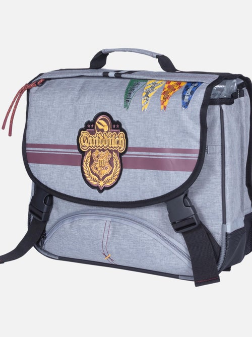Cartable garçon HARRY POTTER Quidditch gris - Kiabi