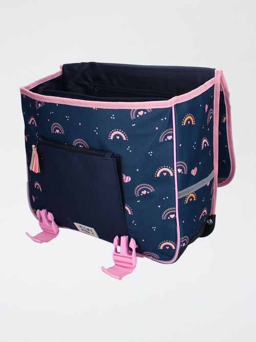 Cartable imprimé arc-en-ciel - Kiabi