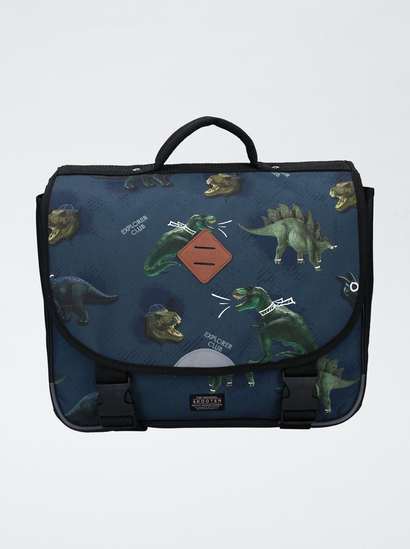 Cartable imprimé dinosaure Bleu - Kiabi