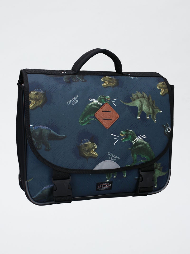 Cartable imprimé dinosaure Bleu - Kiabi