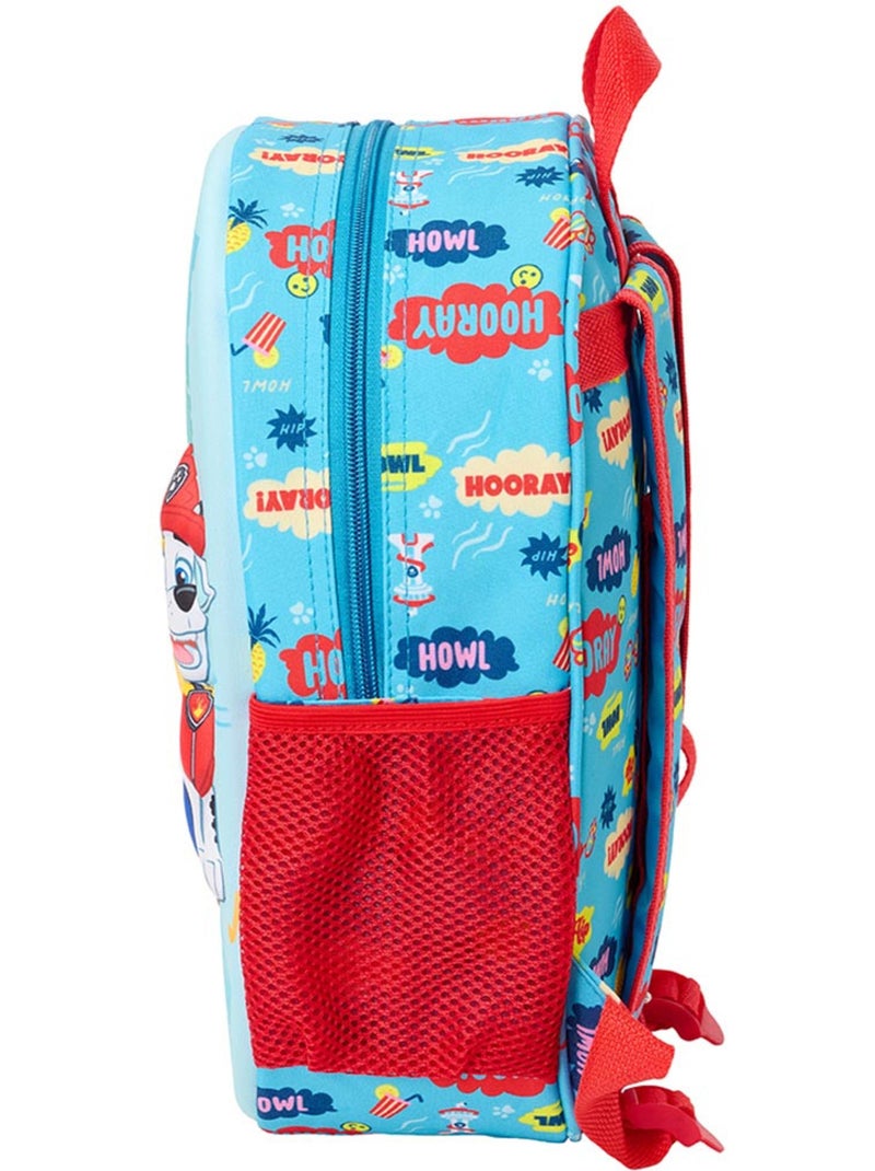 Cartable imprimé Paw Patrol Pat patrouille Bleu Rose clair - Kiabi