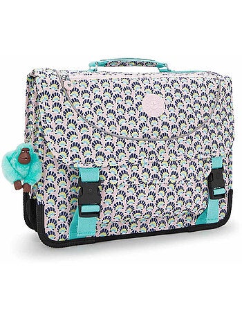 Cartable kipling preppy coquillages 41 cm - 3 compartiments - qualité premium