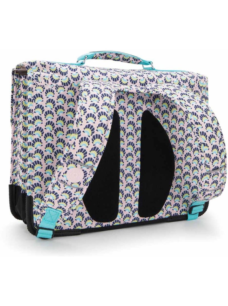 Cartable Kipling Preppy Coquillages 41 CM - 3 compartiments - Qualité Premium Bleu Rose - Kiabi