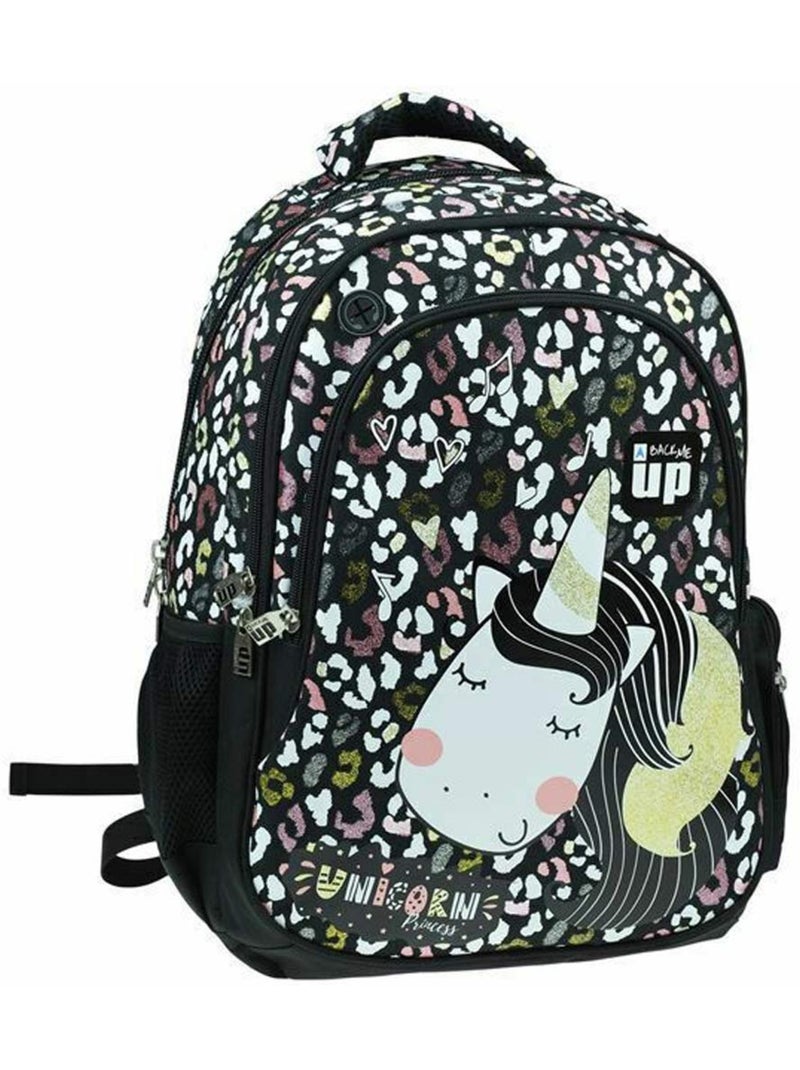 Cartable Licorne Back Me Up textile à paillettes La boutique des toons Noir Multicolore Bleu - Kiabi