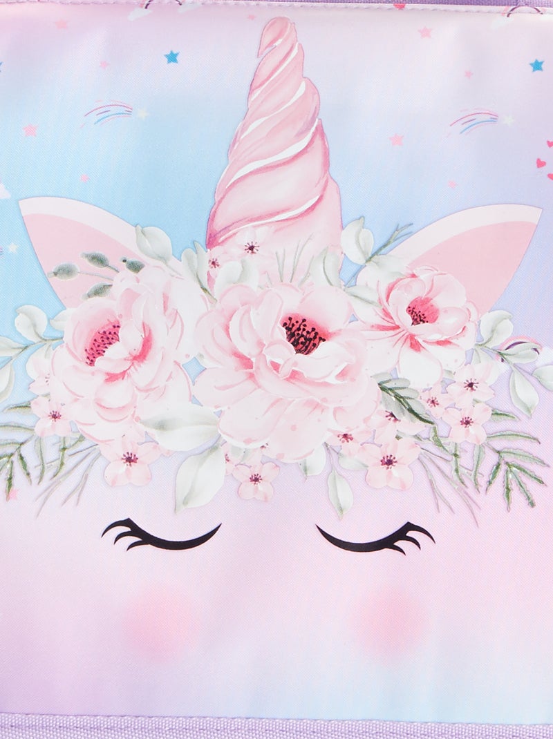 Cartable 'licorne' Violet - Kiabi