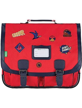Cartable Mae 41 cm 'Tann's' 2 compartiments bandes réfléchissantes polyester recyclé