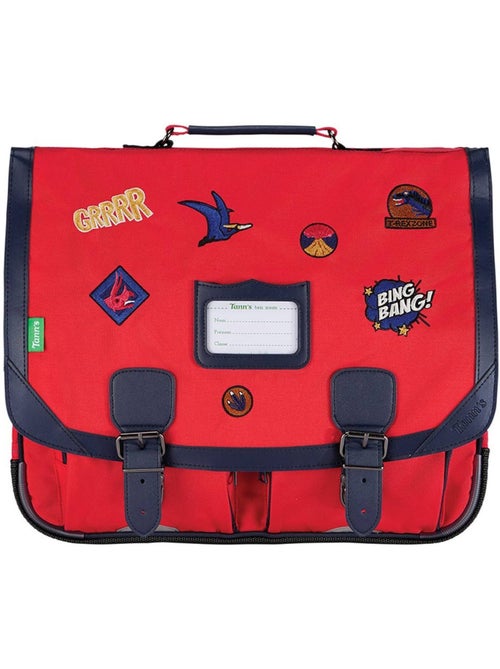 Cartable Mae 41 cm 'Tann's' 2 compartiments bandes réfléchissantes polyester recyclé - Kiabi Cartable Mae 41 cm 'Tann's' 2 compartiments bandes réfléchissantes polyester recyclé - Kiabi