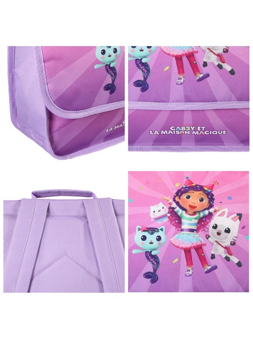 Cartable Maternelle 32cm Gabby - Violet - 1 compartiment - 32x10x23cm - Bagtrotter - Kiabi