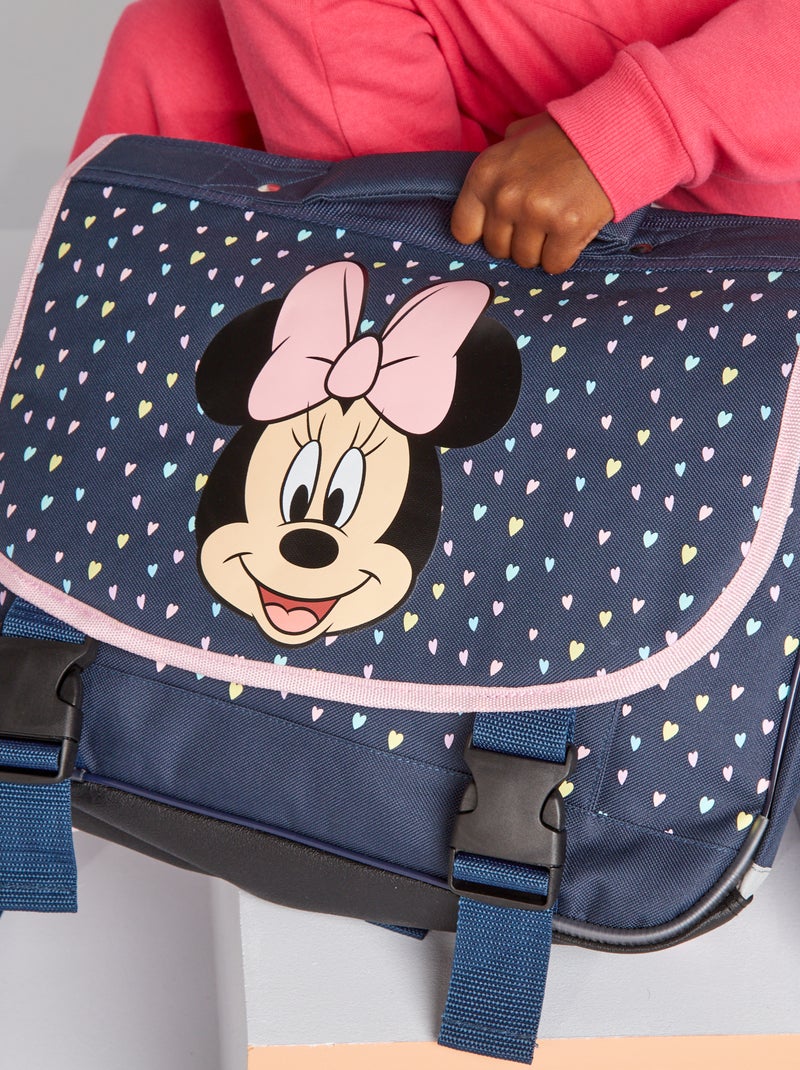 Cartable 'Minnie' en toile bleu - Kiabi