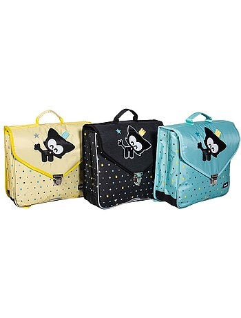 Cartable motif chat synthétique brillant La boutique des toons