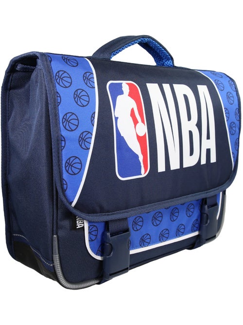 Cartable NBA 38cm 2 compartiments bleu marine - Bagtrotter - Kiabi
