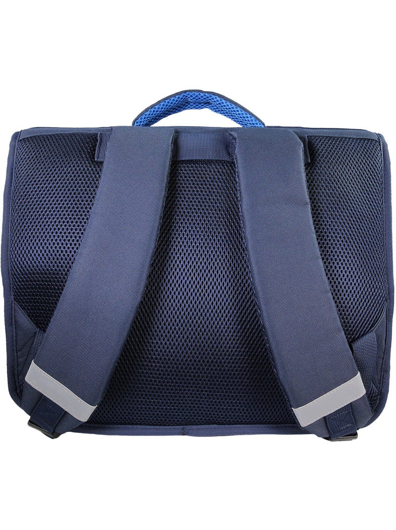 Cartable NBA 38cm 2 compartiments bleu marine - Bagtrotter Bleu marine - Kiabi