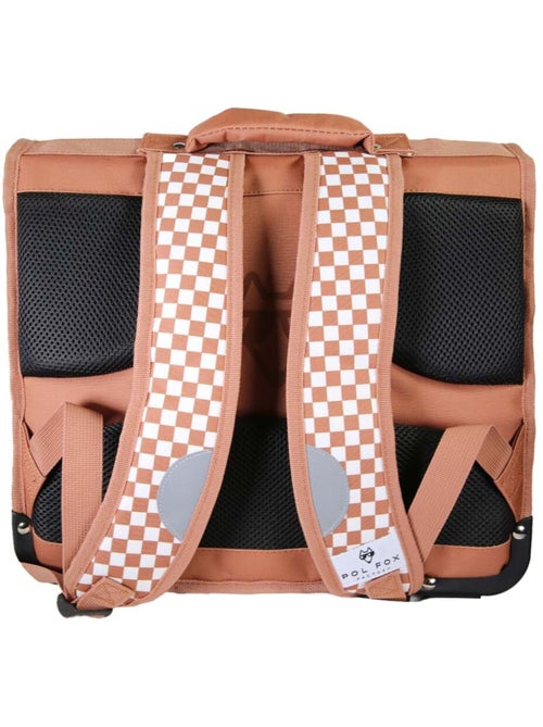 Cartable POL FOX SKATE garçon 38 cm réversible 2 compartiments marron bleu - Kiabi Cartable POL FOX SKATE garçon 38 cm réversible 2 compartiments marron bleu - Kiabi