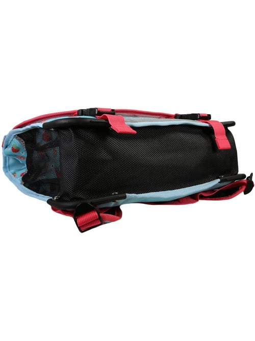 Cartable POL FOX Strawberry 38 cm réversible rose et bleu - Kiabi