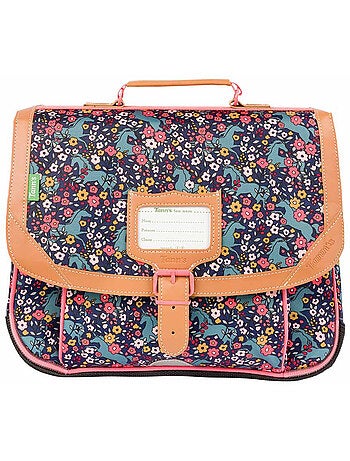 Cartable primaire 35 cm 'Tann's Alba' motifs fantaisie multicolores – Tann's