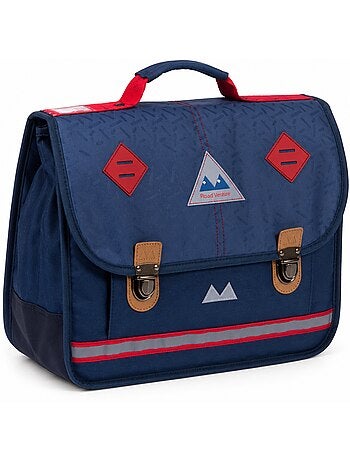 Cartable primaire 38 cm POIDS PLUME Confettis marine ultra léger