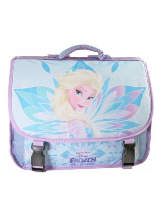 Cartable primaire 38cm La Reine des Neiges Disney bleu - 2 compartiments Bagtrotter