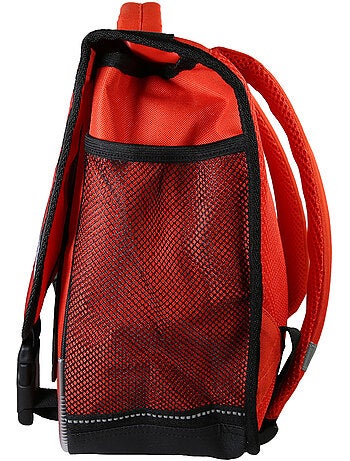 Cartable primaire garçon 38 cm 2 compartiments DRAGONS rouge et noir