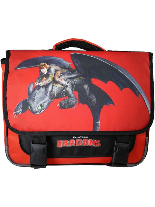 Cartable primaire garçon 38 cm 2 compartiments DRAGONS rouge et noir - Kiabi Cartable primaire garçon 38 cm 2 compartiments DRAGONS rouge et noir - Kiabi