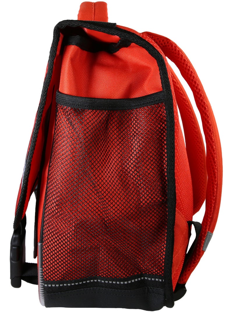 Cartable primaire garçon 38 cm 2 compartiments DRAGONS rouge et noir Noir Rouge - Kiabi