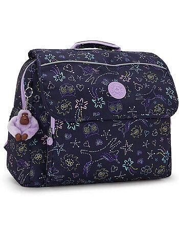 Cartable primaire imprimé licorne polyester Kipling