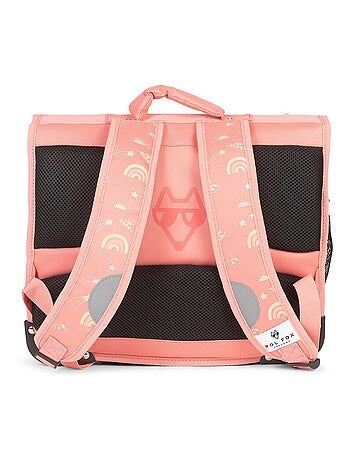 Cartable réversible 38 cm POL FOX MOONLIGHT rose corail