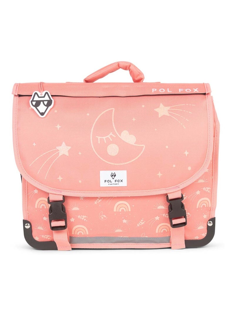 Cartable réversible 38 cm POL FOX MOONLIGHT rose corail Multicolore - Kiabi
