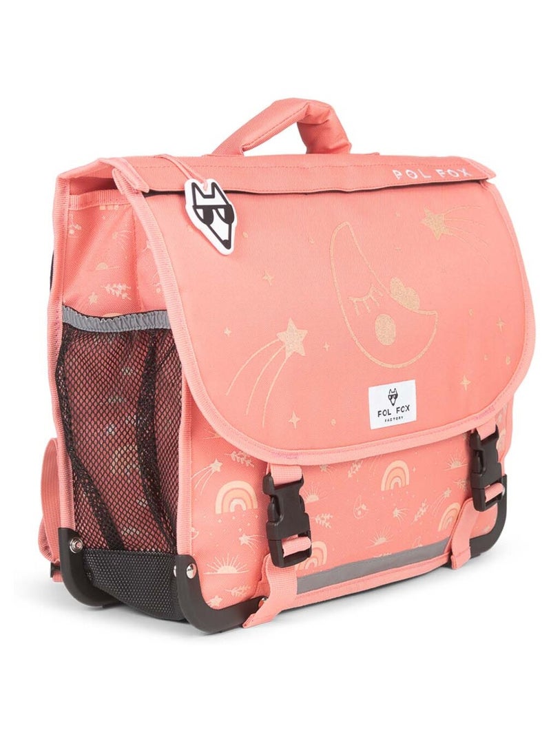 Cartable réversible 38 cm POL FOX MOONLIGHT rose corail Multicolore - Kiabi