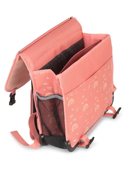 Cartable réversible 38 cm POL FOX MOONLIGHT rose corail - Kiabi Cartable réversible 38 cm POL FOX MOONLIGHT rose corail - Kiabi