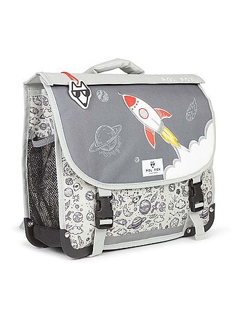 Cartable réversible 38 cm POL FOX ROCKET gris