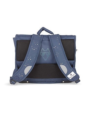 Cartable réversible 38 cm POL FOX STAR BLUE bleu marine motif étoiles