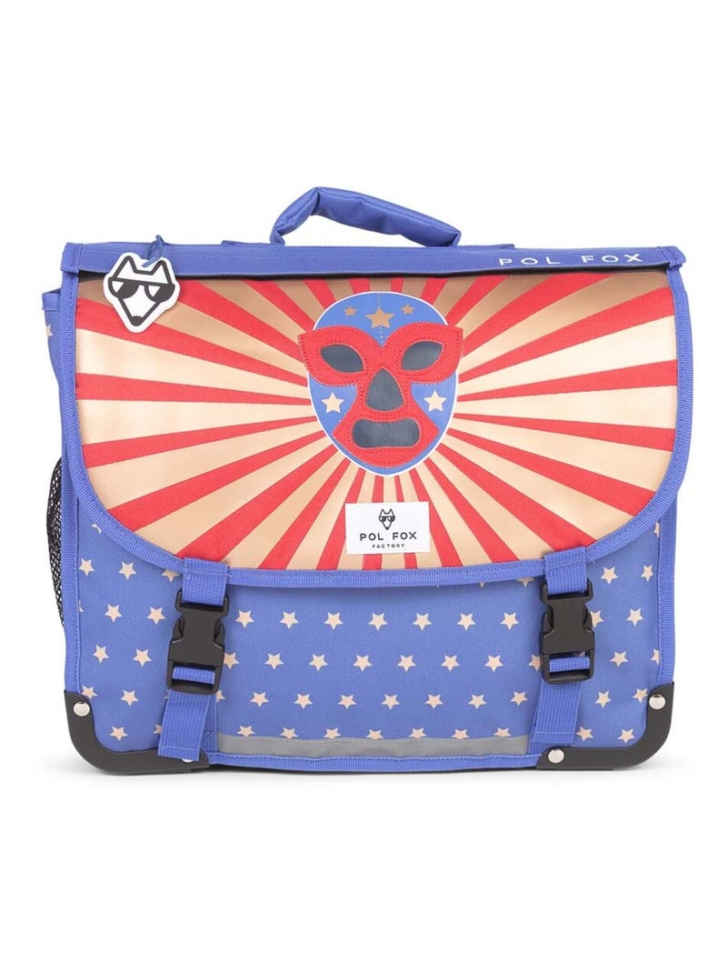 Cartable réversible garçon POL FOX Catch bleu 38 cm Bleu - Kiabi