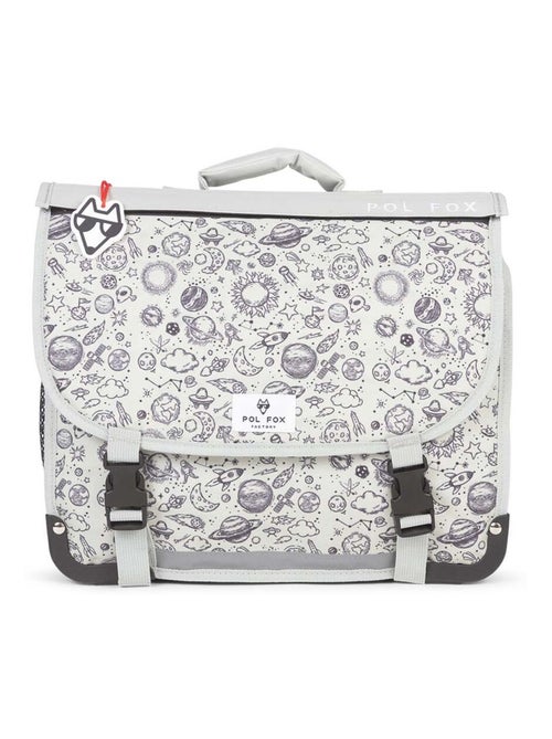Cartable réversible garçon POL FOX Rocket 35 cm - Kiabi