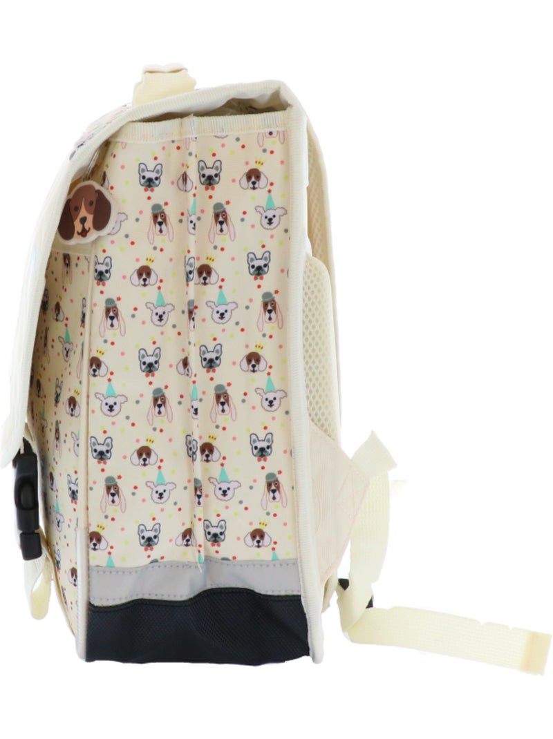 Cartable rigide Animaux avec rabat PARTY TIME 36 cm LA_BOUTIQUE_DES_TOONS Blanc - Kiabi