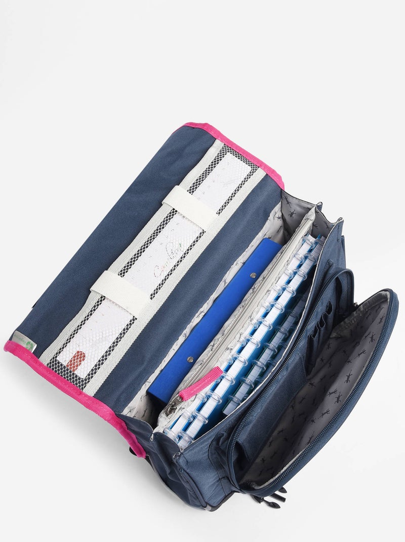 Cartable scolaire 35 cm Ligne Basic Caméléon. Intérieur 2 compartiments - Maternelle et CP Bleu Violet clair Bleu - Kiabi