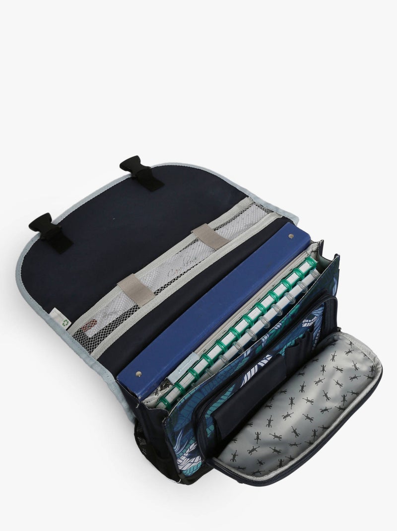 Cartable scolaire 35 cm Ligne Basic Caméléon. Intérieur 2 compartiments - Maternelle et CP Noir Bleu marine Noir - Kiabi