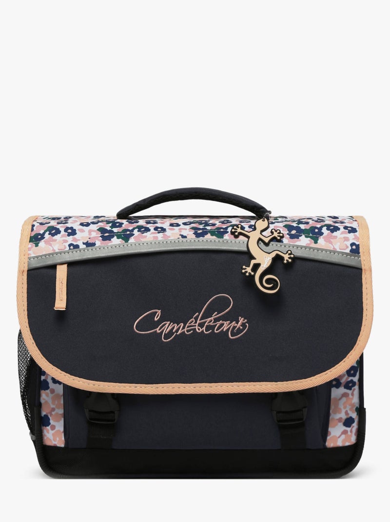 Cartable scolaire 35 cm Ligne Basic Caméléon. Intérieur 2 compartiments - Maternelle et CP Noir Rose clair - Kiabi